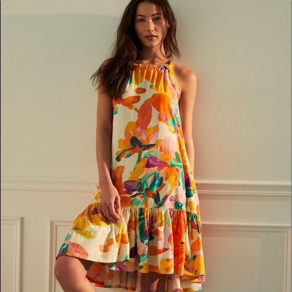 Anthropologie | FRIDA CROSS-BACK MIDI DRESS | Med